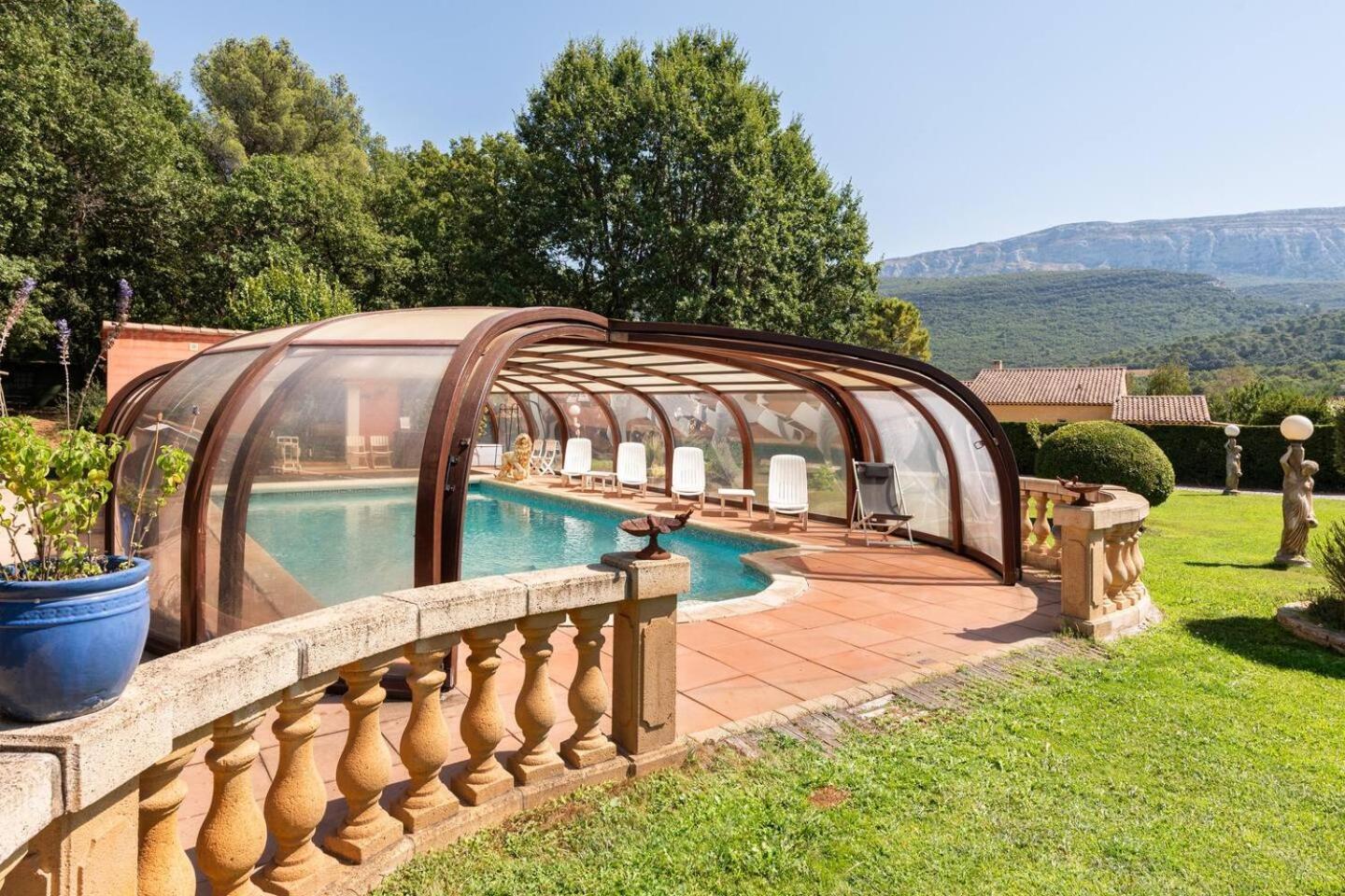 Chambre Et Table D'Hotes Villa Pomponette Nans-les-Pins Exteriör bild