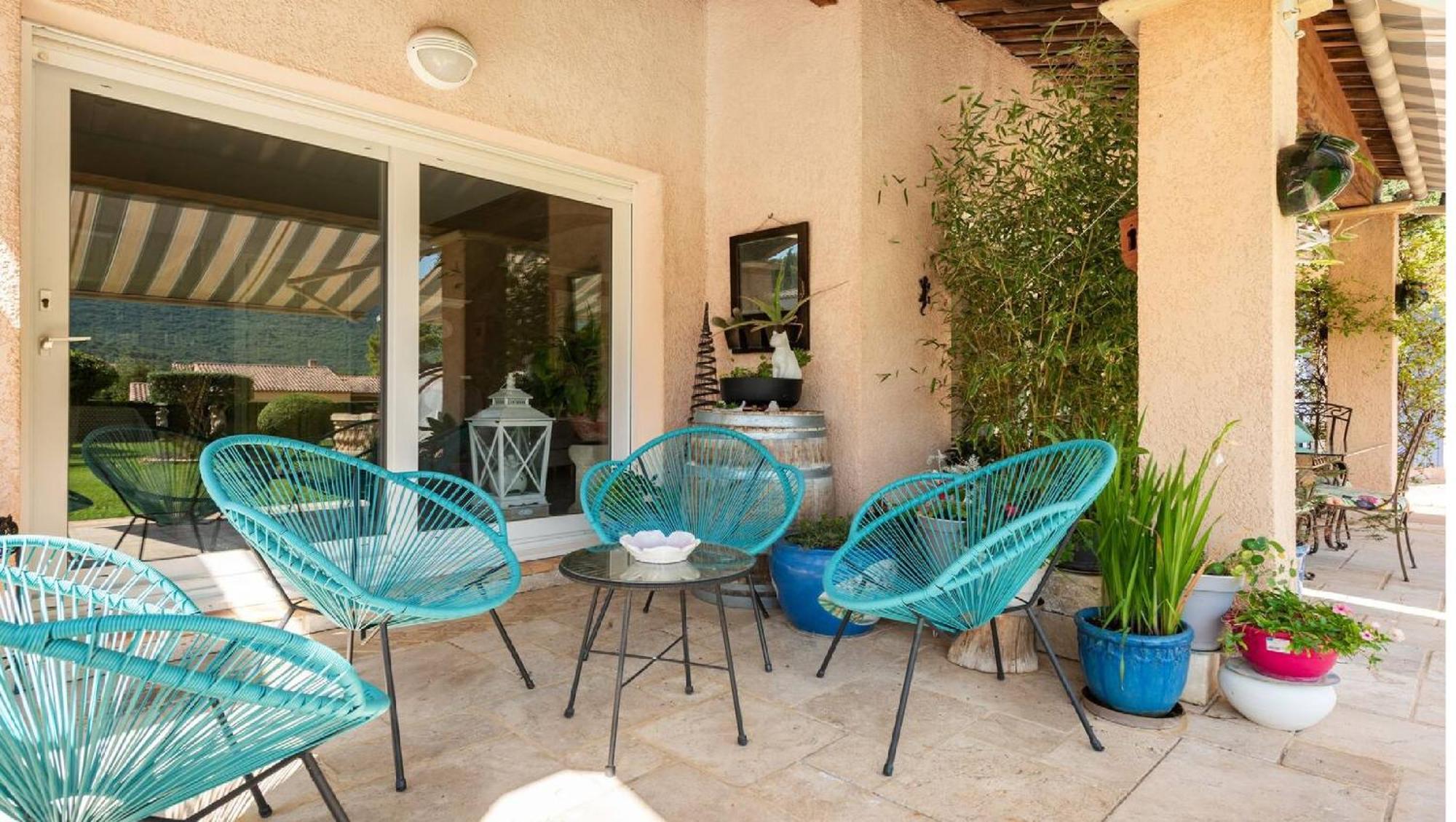 Chambre Et Table D'Hotes Villa Pomponette Nans-les-Pins Exteriör bild